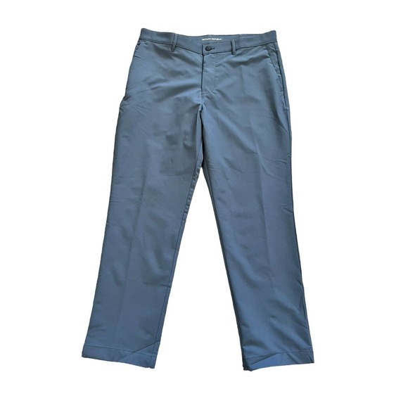 Banana Republic NEW Pants 36x29 China Blue Straight Lightweight Moisture Wicking - Picture 1 of 9